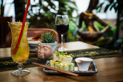 Frisches Thai-Streetfood im thailändischen Restaurant in Nürnberg