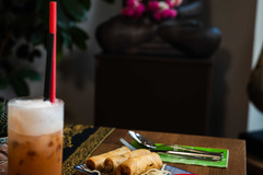 Frisches Thai-Streetfood im thailändischen Restaurant in Nürnberg