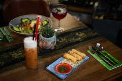 Frisches Thai-Streetfood im thailändischen Restaurant in Nürnberg