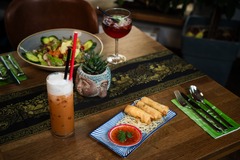 Frisches Thai-Streetfood im thailändischen Restaurant in Nürnberg