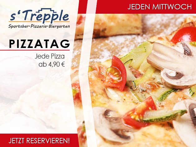 s'Trepple Sportbar: Pizzatag...