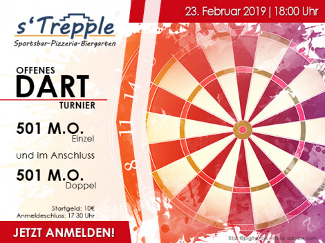 Offenes Dart-Turnier