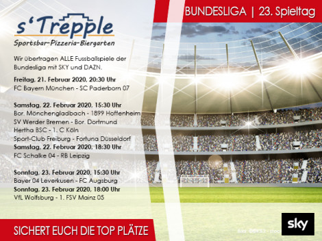 FUSSBALL | 1. BUNDESLIGA | 23.Spieltag