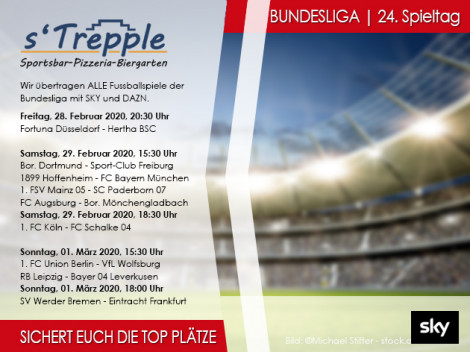 FUSSBALL | 1. BUNDESLIGA | 24.Spieltag