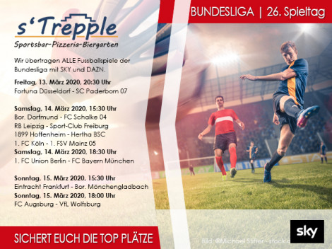 FUSSBALL | 1. BUNDESLIGA | 26.Spieltag