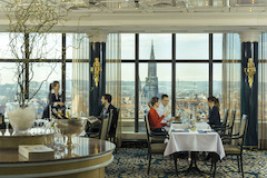 Restaurant "Panorama und Bastei" mit herrlichem Ausblick über Ulm