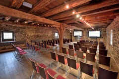 Meeting & Event Room Tithe Barn (Meeting Setup Theatre Style)