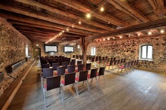 Meeting & Event Room Tithe Barn (Meeting Setup Theatre Style)