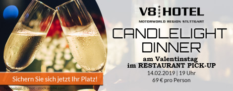 CANDLELIGHT DINNER am Valentinstag