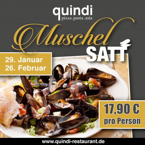 MUSCHEL SATT ESSEN