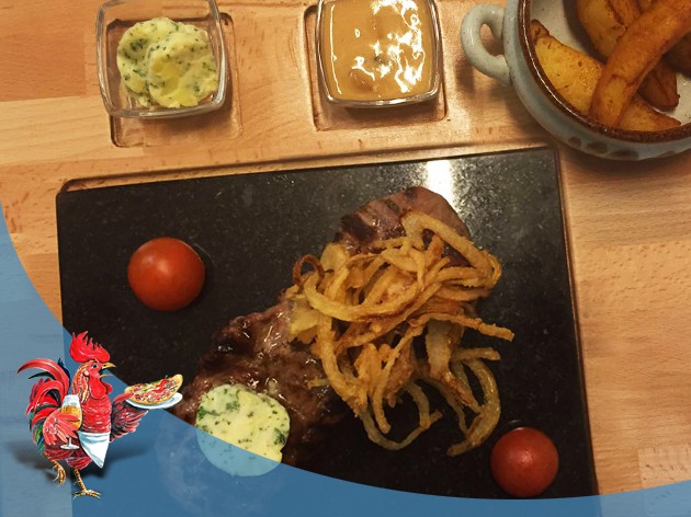Restaurant Roter Gugelhan: NEU | Heißer Stein