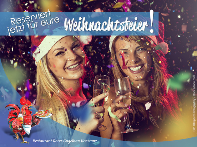 Pizza-Restaurant Roter Gugelhan: Feiert eure Weihnachtsfeier bei uns im "Roter Gugelhan"