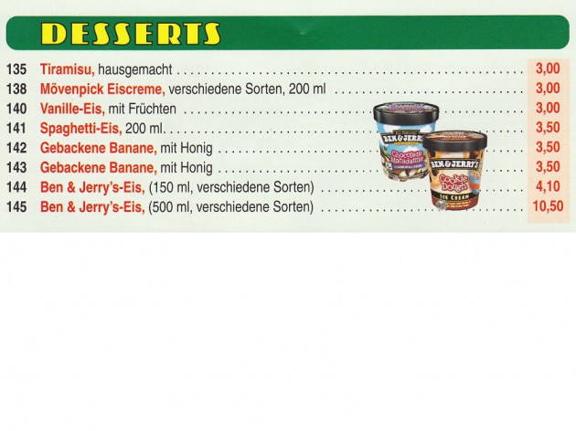 Pizza Zentrum Heimservice: Unsere Speise- und Getränkekarte - 10