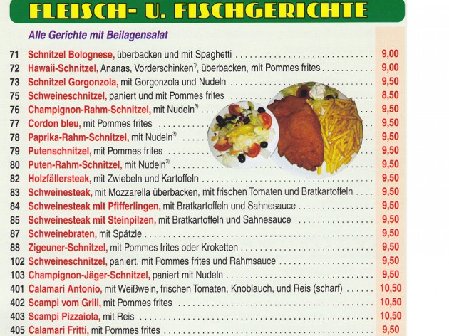 Pizza Zentrum Heimservice: Unsere Speise- und Getränkekarte - 6