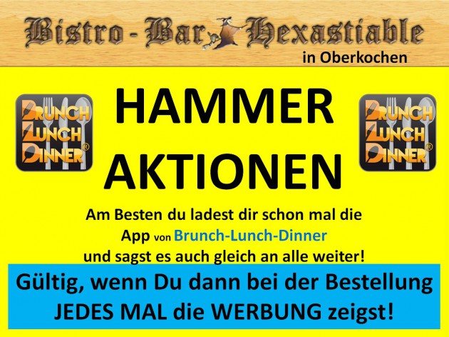 Hexastiable - Bistro & Bar: Unsere aktuelle Aktion findest Du hier
