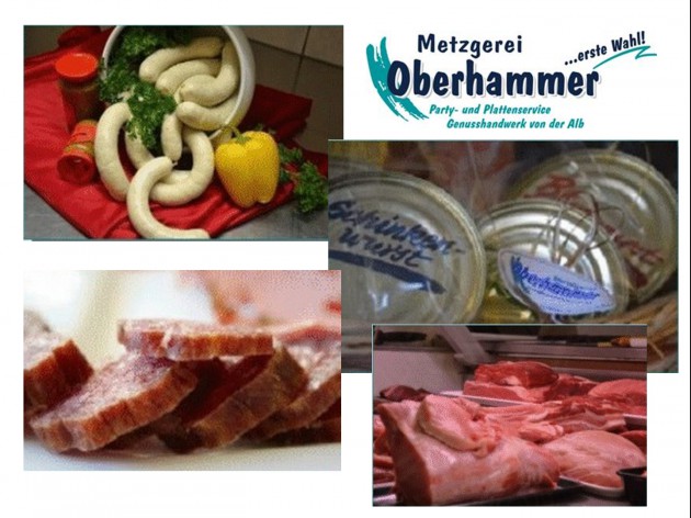 Metzgerei Oberhammer - im Norma Wilhelmstraße: Metzgerei Oberhammer - Wurst - Fleisch - Weißwurst - Dosenwurst