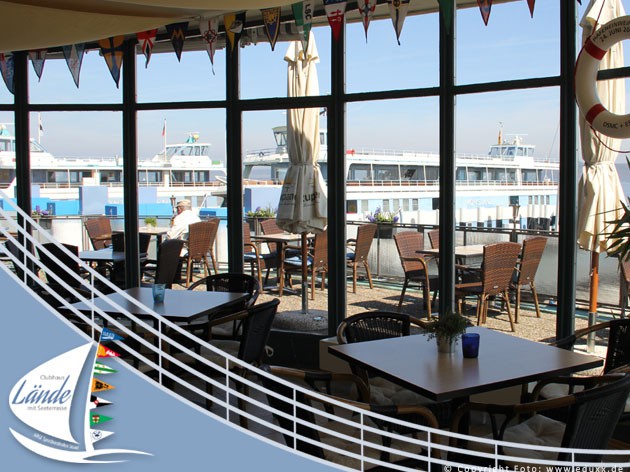 Clubhaus Lände: Unser Restaurant mit Seeterrasse