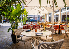 Mauritius Restaurant Esslingen, Terrasse