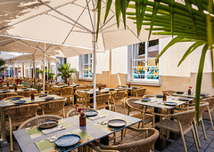 Mauritius Restaurant Esslingen, Terrasse