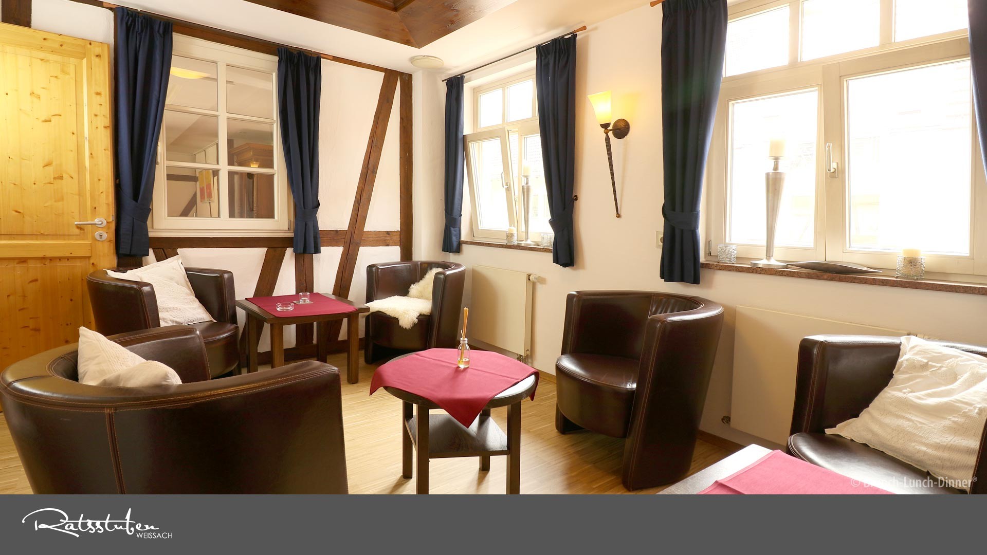 Ratsstuben Weissach: Für Ihre Rauchpause halten wir eine Raucherlounge - ein Raucherzimmer für Sie bereit.
