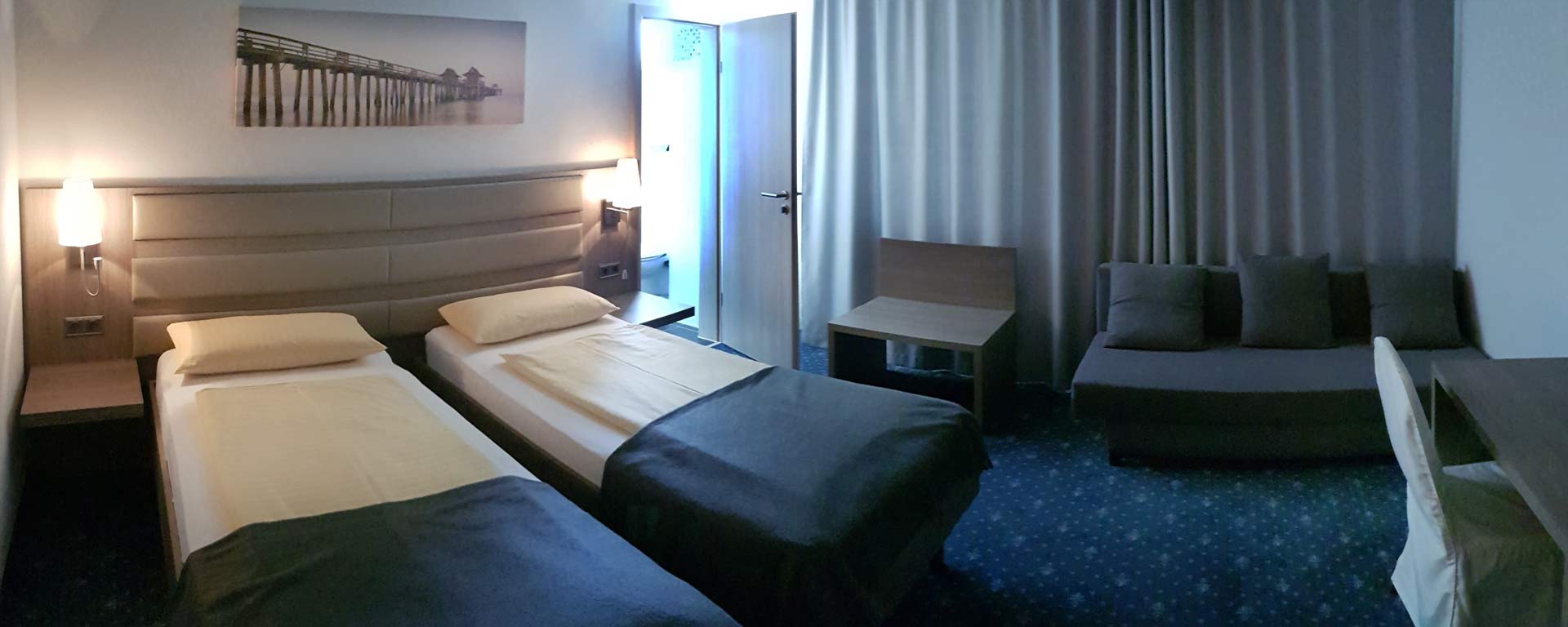 Preiswerte Hotel-Zimmer und Übernachtung in 86551 Aichach bei Dasing/ Augsburg