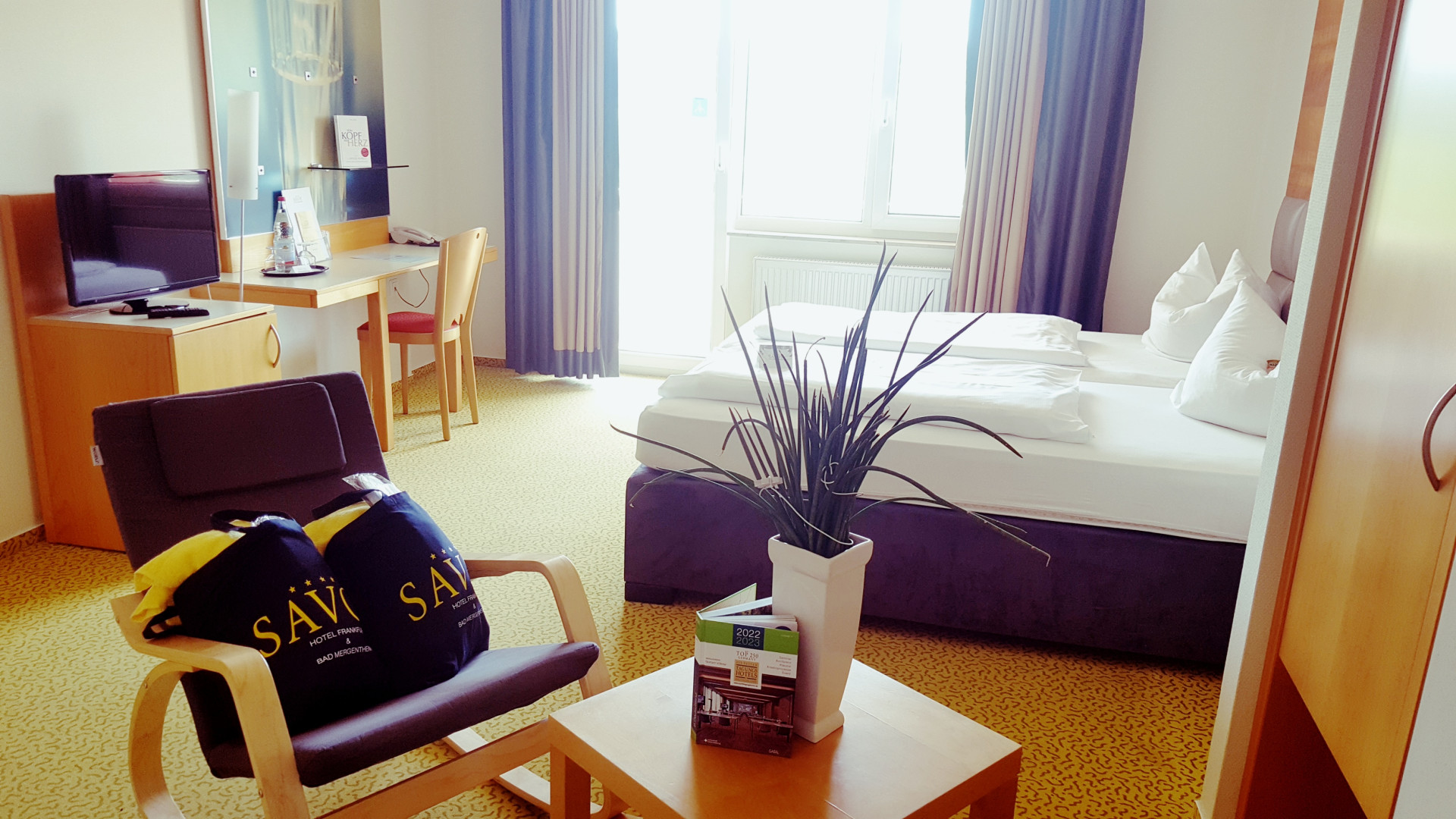 SAVOY Hotel Zimmer und Unterkunft für Ihre Übernachtung, Ihren Kurzurlaub, Kurztrip nach Bad Mergentheim im Taubertal. 