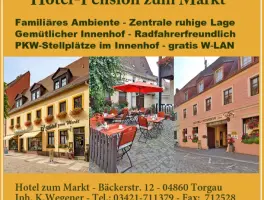 Hotel-Pension zum Markt Inh. Kerstin Wegener in 04860 Torgau: