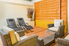 sauna relaxation area