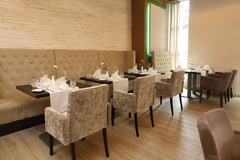 left side of the restaurant