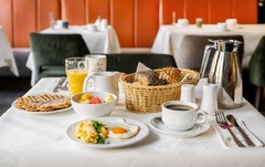 Breakfast table