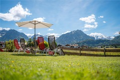 Sunbathing area with a panoramic view