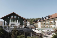 Exterior view of the beer garden