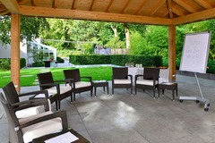 Meeting in the garden