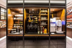 Breakfast buffet, coffee- and tea tea station