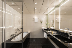 Badezimmer in der Suite