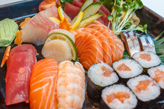 Sushi in der Sushi-Bar SushiSho im Maritim Hotel Düsseldorf