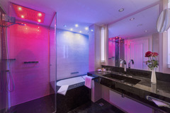 Badezimmer in der Suite