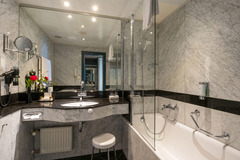 Badezimmer in der Suite