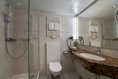 Badezimmer im Maritim Hotel Travemünde