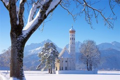 St. Coloman Church Winter