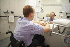 bathroom wheelchair accessible