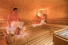finnish sauna in hotel