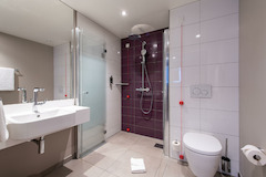 Premier Inn Germany accessible wet room