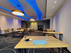 conference room with distance