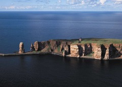 Heligoland, aerial view with ‘Lange Anna’