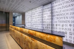Lobby reception from side