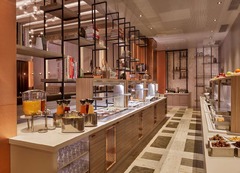 Travertine Room Buffet Area