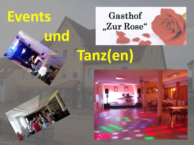 Gasthof "Zur Rose": Events und Tanz(en)