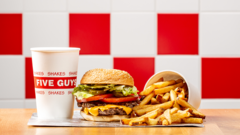 Five Guys Burger, Fries and Shake