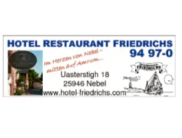 Hotel & Restaurant Friedrichs, 25946 Nebel auf Amrum